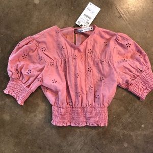 Zara Pink Crop Top